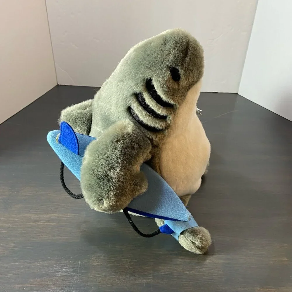 Crazy Shirts “Sharka” Small Plush - NWT - Surfing Shark